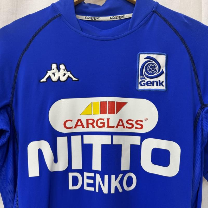 カッパ Kappa Tシャツ 半袖 2002-03 KRC genk ユニフォーム blue - ロゴ、文字 青 / ブルー / blue メンズ USED 古着 中古 50164428