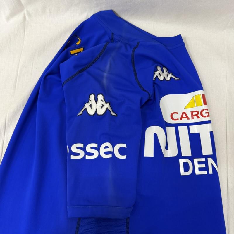 カッパ Kappa Tシャツ 半袖 2002-03 KRC genk ユニフォーム blue - ロゴ、文字 青 / ブルー / blue メンズ USED 古着 中古 50164428