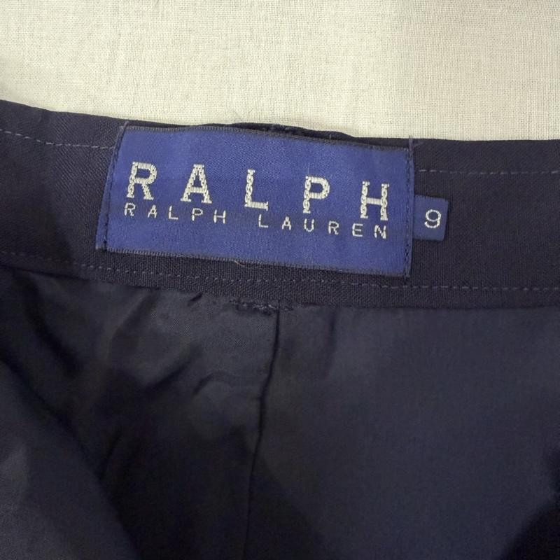 ラルフローレン RALPHLAUREN スーツ パンツスーツ RALPH RALPHLAUREN インパクト21製 シングルスーツ セットアップ スカートスーツ navy 9号 9号 無地 紺 / ネイビー / navy レディース USED 古着 中古 50164430