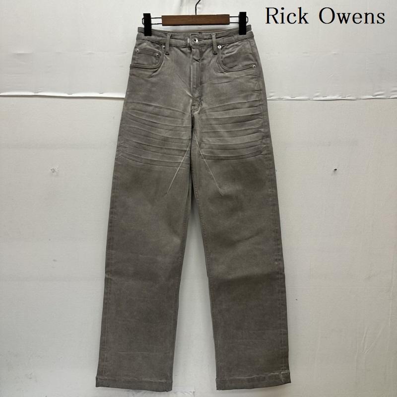 リックオウエンス Rick Owens パンツ デニム、ジーンズ DRKSHDW Foil Geth Jeans フォイル 加工 デニム ワイド パンツ DS02D2305-HSCF 26インチ 灰 / グレー / gray メンズ USED 古着 中古 50164434