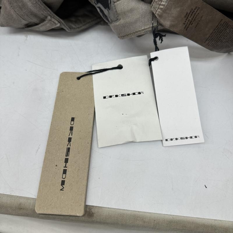 リックオウエンス Rick Owens パンツ デニム、ジーンズ DRKSHDW Foil Geth Jeans フォイル 加工 デニム ワイド パンツ DS02D2305-HSCF 26インチ 灰 / グレー / gray メンズ USED 古着 中古 50164434
