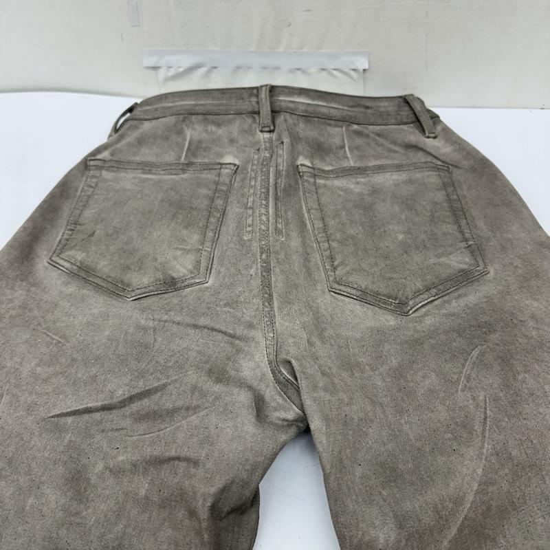 リックオウエンス Rick Owens パンツ デニム、ジーンズ DRKSHDW Foil Geth Jeans フォイル 加工 デニム ワイド パンツ DS02D2305-HSCF 26インチ 灰 / グレー / gray メンズ USED 古着 中古 50164434