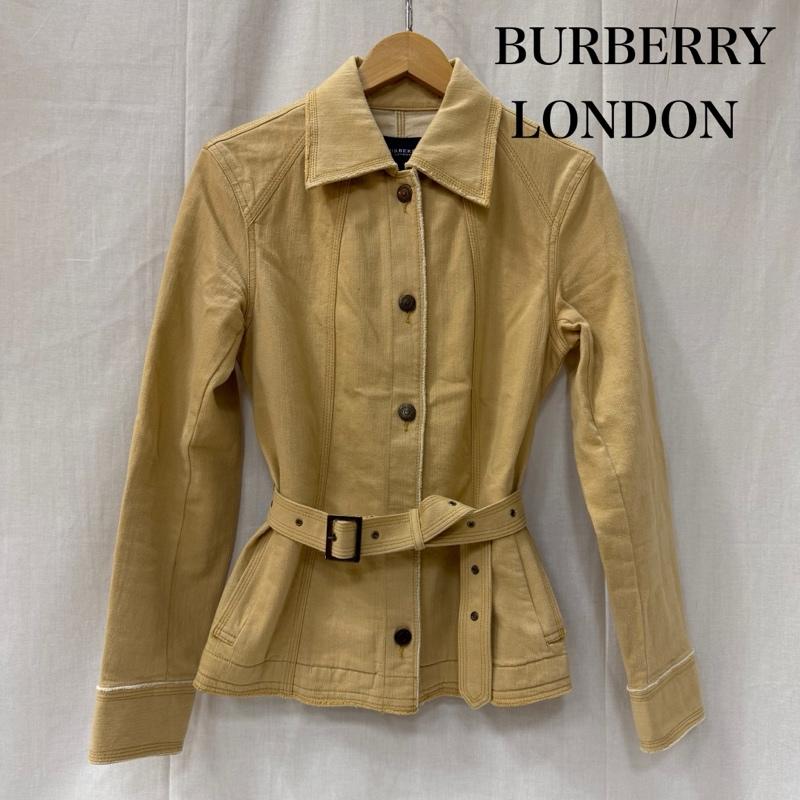 バーバリーロンドン Burberry London ジャケット、上着 ジャケット、ブレザー ウエストマークデニムジャケット ベージュ 40 40 無地 ベージュ / ベージュ / beige レディース USED 古着 中古 50164438