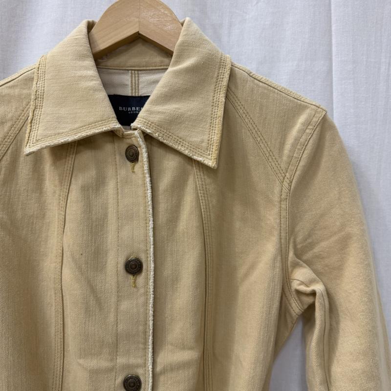バーバリーロンドン Burberry London ジャケット、上着 ジャケット、ブレザー ウエストマークデニムジャケット ベージュ 40 40 無地 ベージュ / ベージュ / beige レディース USED 古着 中古 50164438