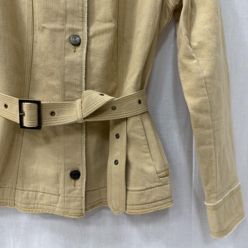 バーバリーロンドン Burberry London ジャケット、上着 ジャケット、ブレザー ウエストマークデニムジャケット ベージュ 40 40 無地 ベージュ / ベージュ / beige レディース USED 古着 中古 50164438