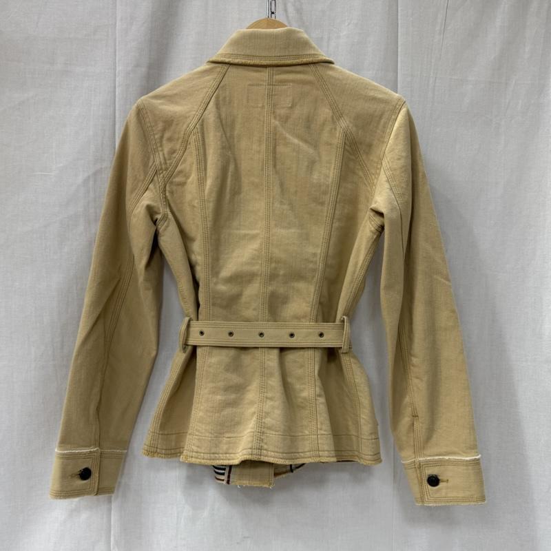 バーバリーロンドン Burberry London ジャケット、上着 ジャケット、ブレザー ウエストマークデニムジャケット ベージュ 40 40 無地 ベージュ / ベージュ / beige レディース USED 古着 中古 50164438