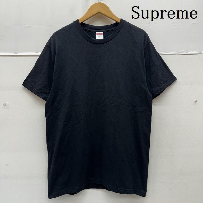 シュプリーム Supreme Tシャツ 半袖 USA製 無地 クルーネック Tシャツ L 黒 / ブラック / black メンズ USED 古着 中古 50164444
