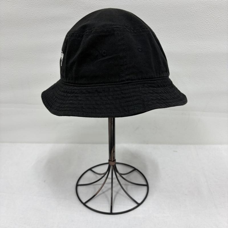 ステューシー STUSSY 帽子 ハット フロント ロゴ 刺繍 バケット ハット - ワンポイント X ロゴ、文字 X 刺繍 黒 / ブラック / black X 白 / ホワイト / white メンズ USED 古着 中古 50164454