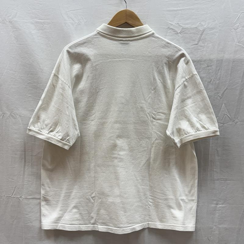 スラッシャー THRASHER ポロシャツ 半袖 anvil アンビル ボディ 半袖 コットン ポロシャツ L 白 / ホワイト / white メンズ USED 古着 中古 50164458