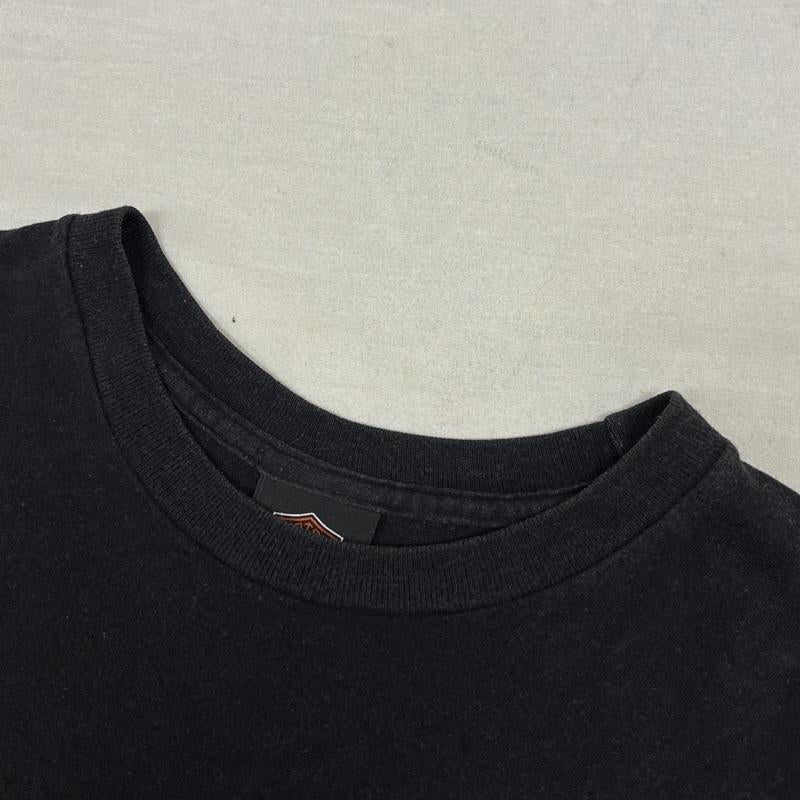 ハーレーダビッドソン Harley-Davidson Tシャツ 半袖 2014 SUMMER DEALER MEETING ナッシュビル ロゴ クルーネック 半袖 Tシャツ M 黒 / ブラック / black メンズ USED 古着 中古 50164461