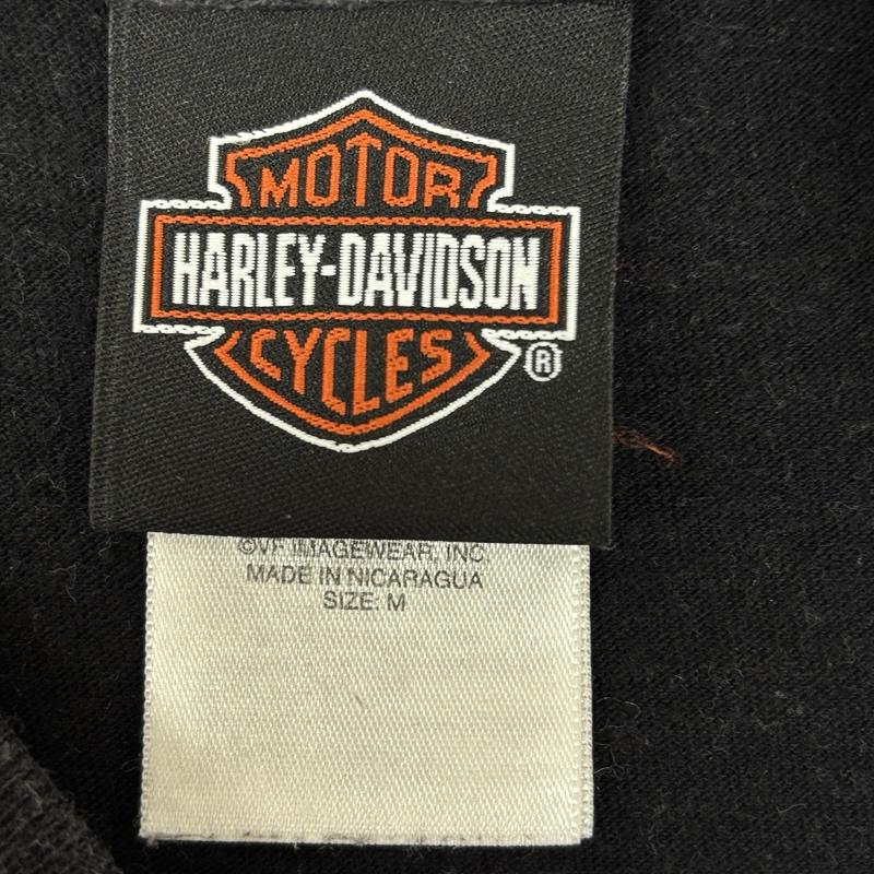 ハーレーダビッドソン Harley-Davidson Tシャツ 半袖 2014 SUMMER DEALER MEETING ナッシュビル ロゴ クルーネック 半袖 Tシャツ M 黒 / ブラック / black メンズ USED 古着 中古 50164461