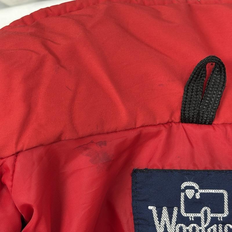 ウールリッチ WOOLRICH ジャケット、上着 ジャンパー、ブルゾン 80年代 ビンテージ USA製 スタンドカラー ナイロン ジャケット 中綿 80s VINTAGE L 灰 / グレー / gray X 赤 / レッド / red メンズ USED 古着 中古 50164462