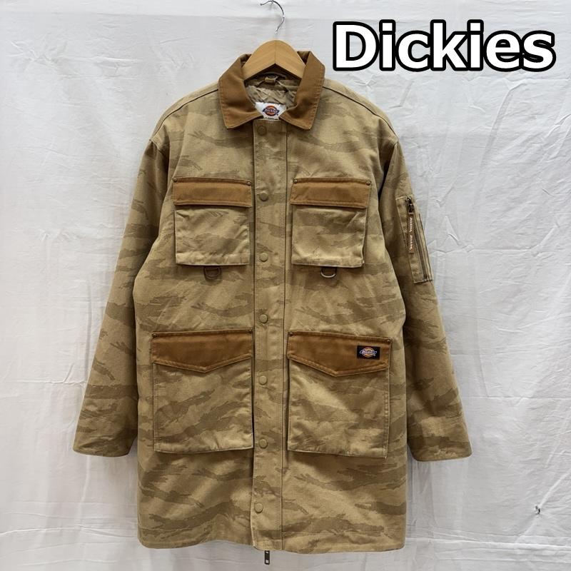 ディッキーズ Dickies コート コート一般 DK006856 タイガーカモフラ 迷彩 ボアライナー付 コート ジャケット S メンズ USED 古着 中古 50164465