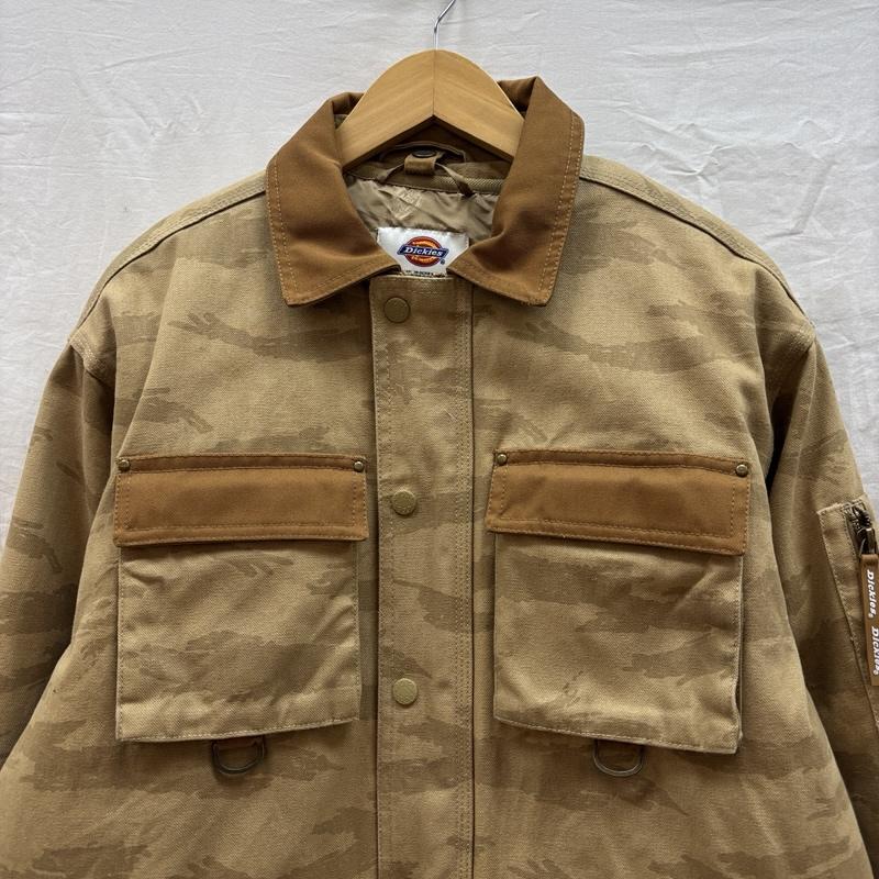 ディッキーズ Dickies コート コート一般 DK006856 タイガーカモフラ 迷彩 ボアライナー付 コート ジャケット S メンズ USED 古着 中古 50164465