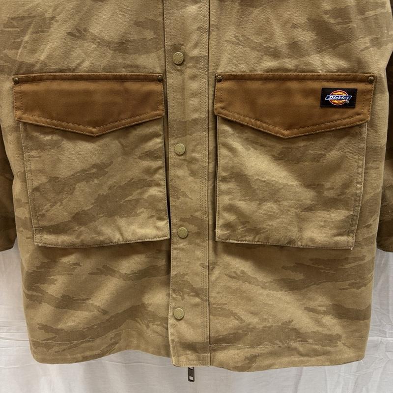 ディッキーズ Dickies コート コート一般 DK006856 タイガーカモフラ 迷彩 ボアライナー付 コート ジャケット S メンズ USED 古着 中古 50164465