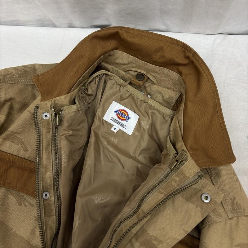ディッキーズ Dickies コート コート一般 DK006856 タイガーカモフラ 迷彩 ボアライナー付 コート ジャケット S メンズ USED 古着 中古 50164465