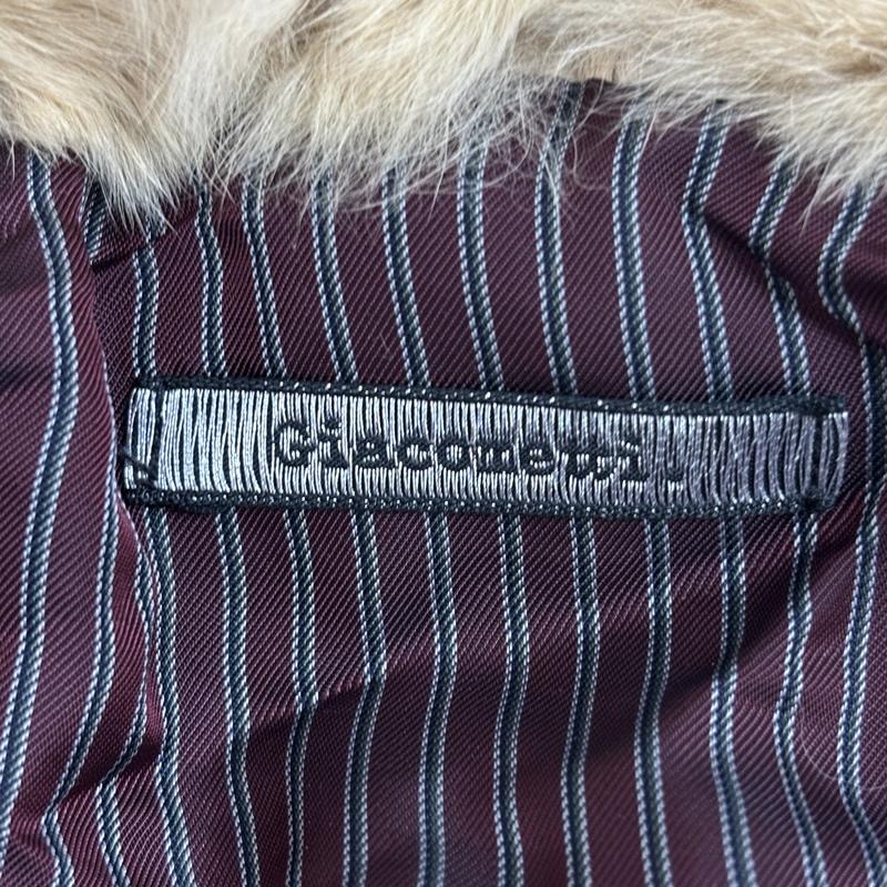 ジャコメッティ GIACOMETTI ベスト ベスト レッキス ファー スタンドカラー ノースリーブ ベスト ジャケット ダブルジップ 3 メンズ USED 古着 中古 50164468