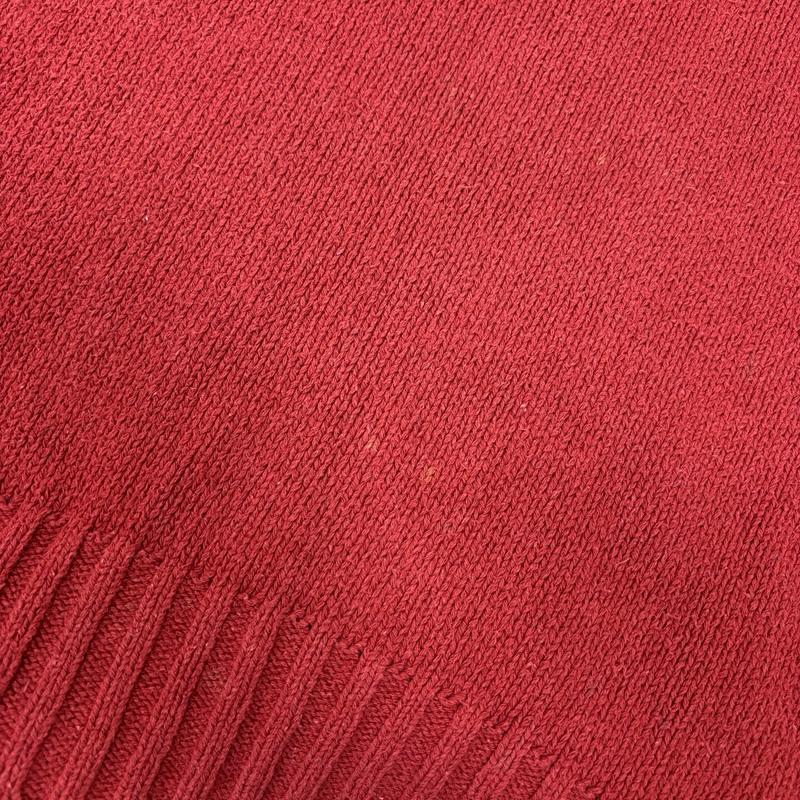 ポロバイラルフローレン Polo by RALPH LAUREN ニット、セーター 長袖 クルーネック コットン ニット セーター 中国製 M 赤 / レッド / red メンズ USED 古着 中古 50164469