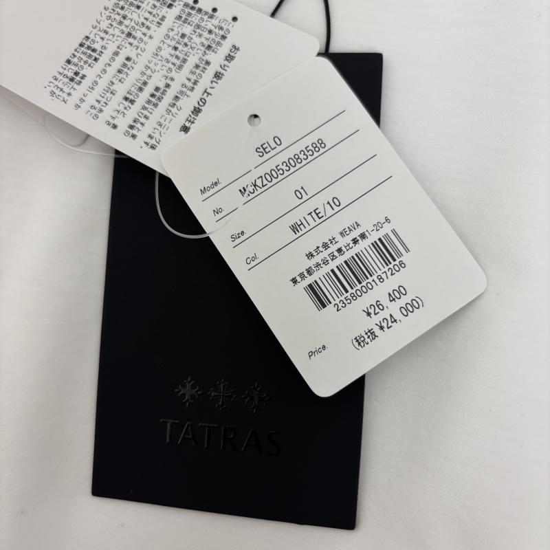 タトラス TATRAS Tシャツ 半袖 SELO セロ ショートスリーブ Tシャツ MCKZ0053083588 タグ付き 1 白 / ホワイト / white メンズ USED 古着 中古 50164470