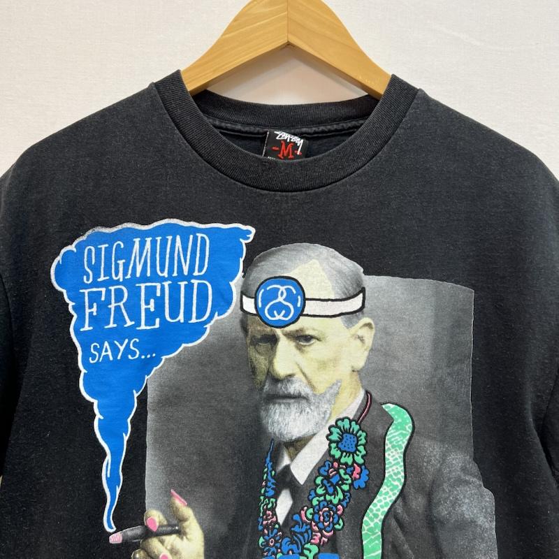 ステューシー STUSSY Tシャツ 半袖 00s Freud Great Minds ジークムント・フロイト Tシャツ M 黒 / ブラック / black メンズ USED 古着 中古 50164472