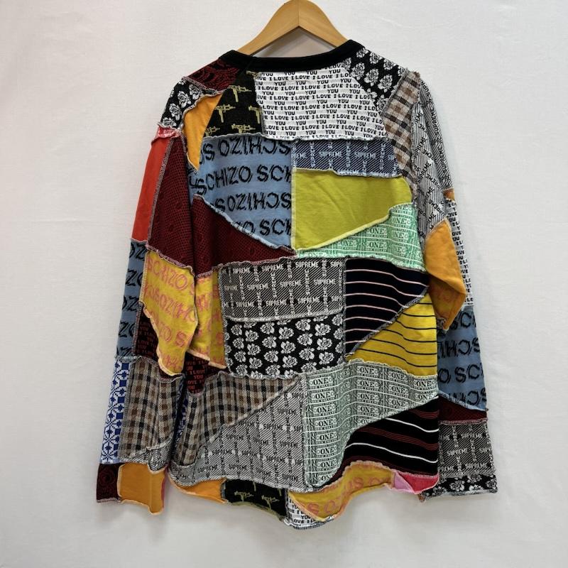 シュプリーム Supreme Tシャツ 長袖 23SS Patchwork Jacquard L/S Top パッチワーク 長袖Tシャツ ロンT M メンズ USED 古着 中古 50164474