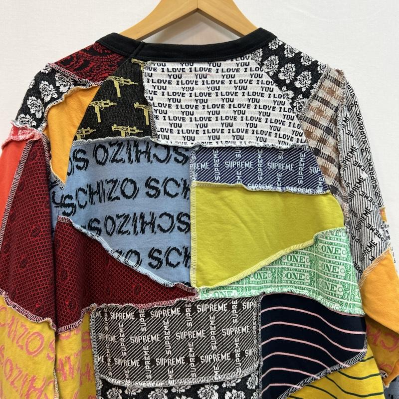 シュプリーム Supreme Tシャツ 長袖 23SS Patchwork Jacquard L/S Top パッチワーク 長袖Tシャツ ロンT M メンズ USED 古着 中古 50164474