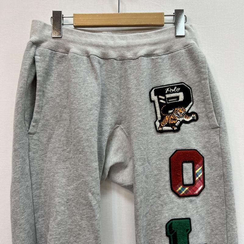 ポロラルフローレン POLO RALPH LAUREN ボトムス ボトムス ロゴ ワッペン スウェットパンツ S 灰 / グレー / gray メンズ USED 古着 中古 50164475