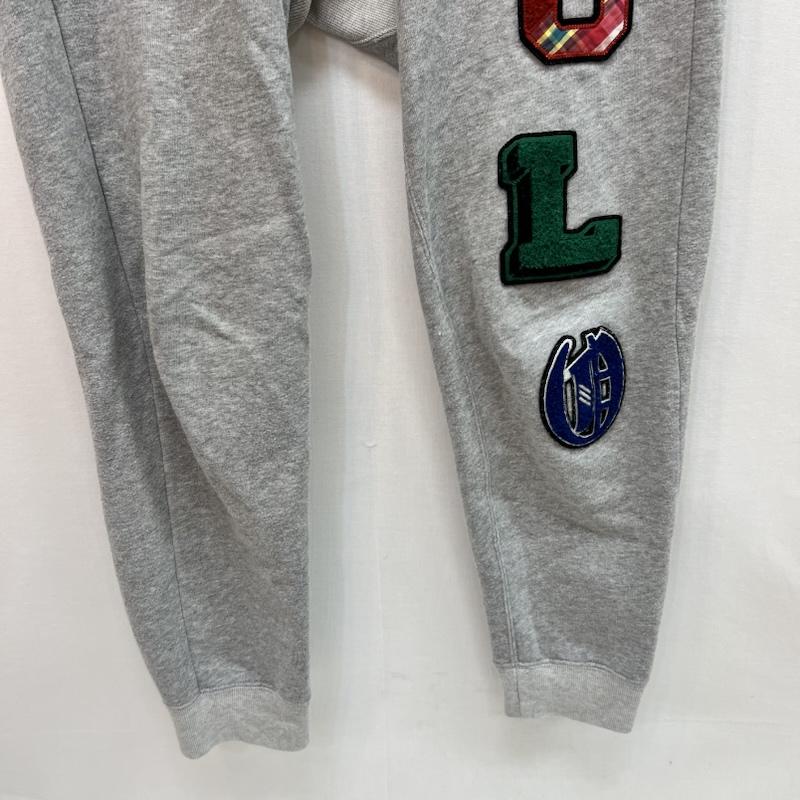 ポロラルフローレン POLO RALPH LAUREN ボトムス ボトムス ロゴ ワッペン スウェットパンツ S 灰 / グレー / gray メンズ USED 古着 中古 50164475