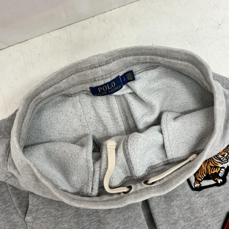 ポロラルフローレン POLO RALPH LAUREN ボトムス ボトムス ロゴ ワッペン スウェットパンツ S 灰 / グレー / gray メンズ USED 古着 中古 50164475