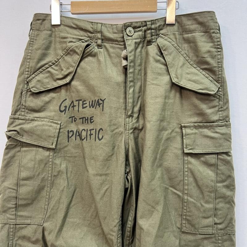 アヴィレックス AVIREX パンツ ワークパンツ、ペインターパンツ M-65 FATIGUE PANTS CUSTOM カーゴパンツ 783-3910021 L オリーブグリーン / オリーブグリーン / メンズ USED 古着 中古 50164477
