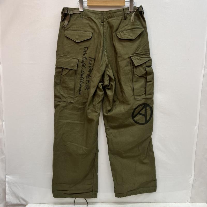 アヴィレックス AVIREX パンツ ワークパンツ、ペインターパンツ M-65 FATIGUE PANTS CUSTOM カーゴパンツ 783-3910021 L オリーブグリーン / オリーブグリーン / メンズ USED 古着 中古 50164477