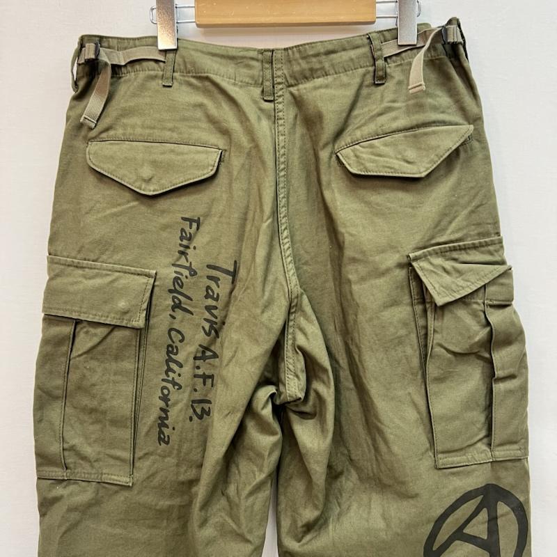 アヴィレックス AVIREX パンツ ワークパンツ、ペインターパンツ M-65 FATIGUE PANTS CUSTOM カーゴパンツ 783-3910021 L オリーブグリーン / オリーブグリーン / メンズ USED 古着 中古 50164477