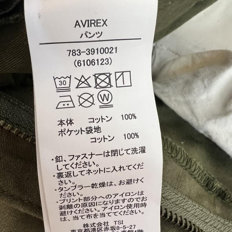 アヴィレックス AVIREX パンツ ワークパンツ、ペインターパンツ M-65 FATIGUE PANTS CUSTOM カーゴパンツ 783-3910021 L オリーブグリーン / オリーブグリーン / メンズ USED 古着 中古 50164477