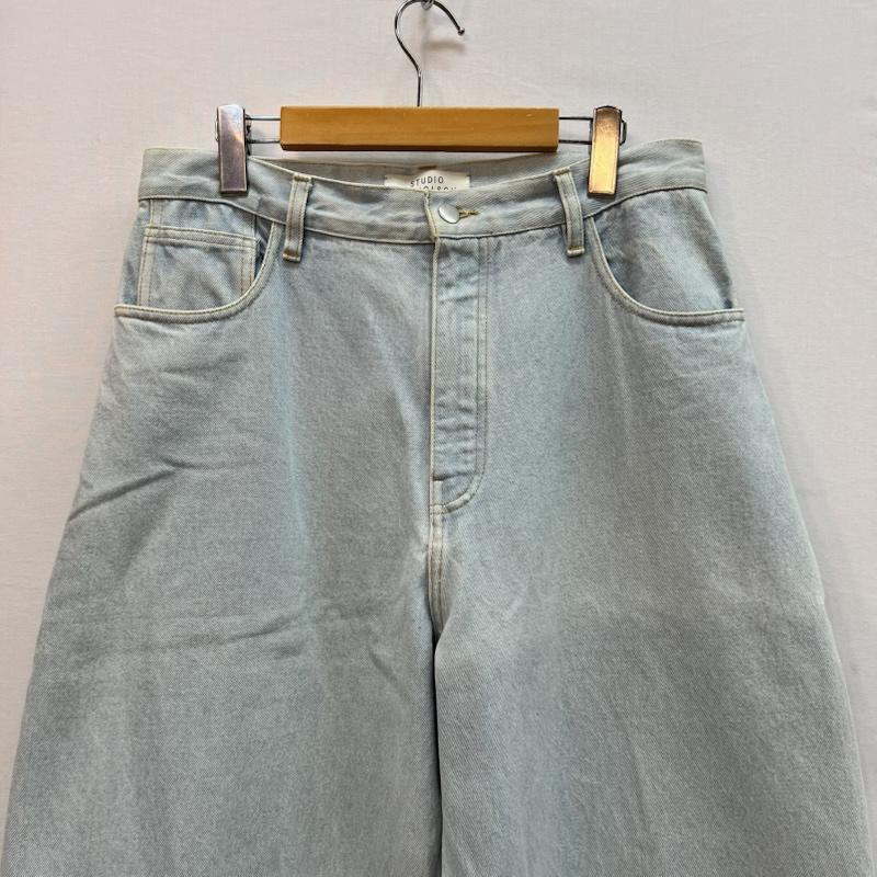スタジオニコルソン STUDIO NICHOLSON パンツ デニム、ジーンズ 51-10-732026 PAOLO ワイドデニムパンツ M メンズ USED 古着 中古 50164478