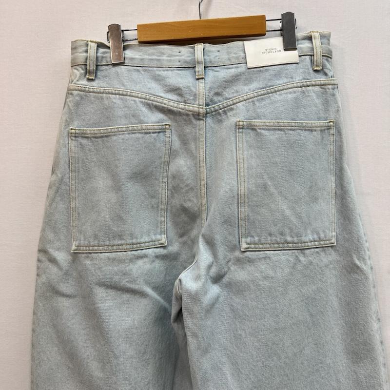 スタジオニコルソン STUDIO NICHOLSON パンツ デニム、ジーンズ 51-10-732026 PAOLO ワイドデニムパンツ M メンズ USED 古着 中古 50164478