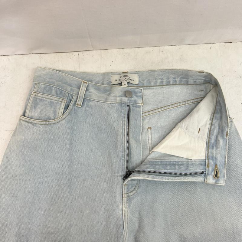 スタジオニコルソン STUDIO NICHOLSON パンツ デニム、ジーンズ 51-10-732026 PAOLO ワイドデニムパンツ M メンズ USED 古着 中古 50164478