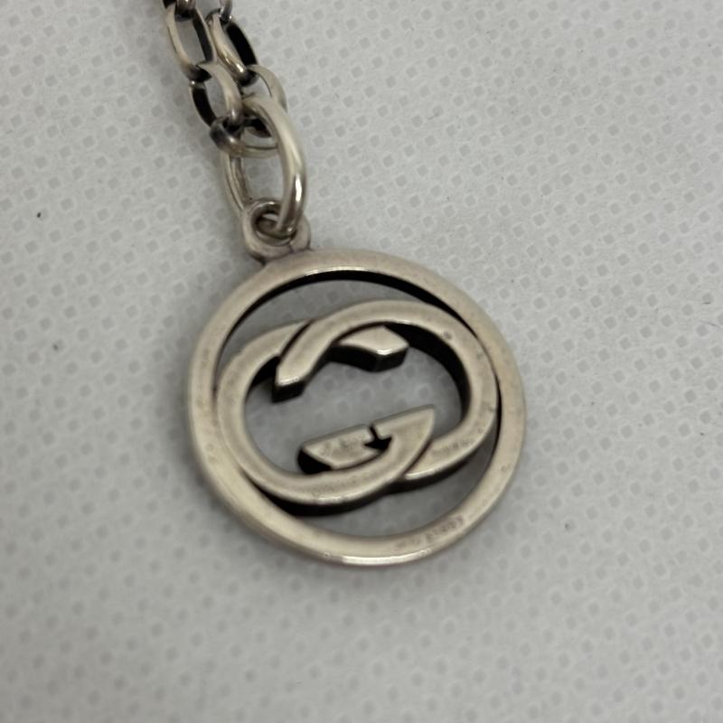 グッチ GUCCI アクセサリー ネックレス、ペンダント ネックレス ペンダント GG インターロッキング G シルバー - メンズ USED 古着 中古 50164481