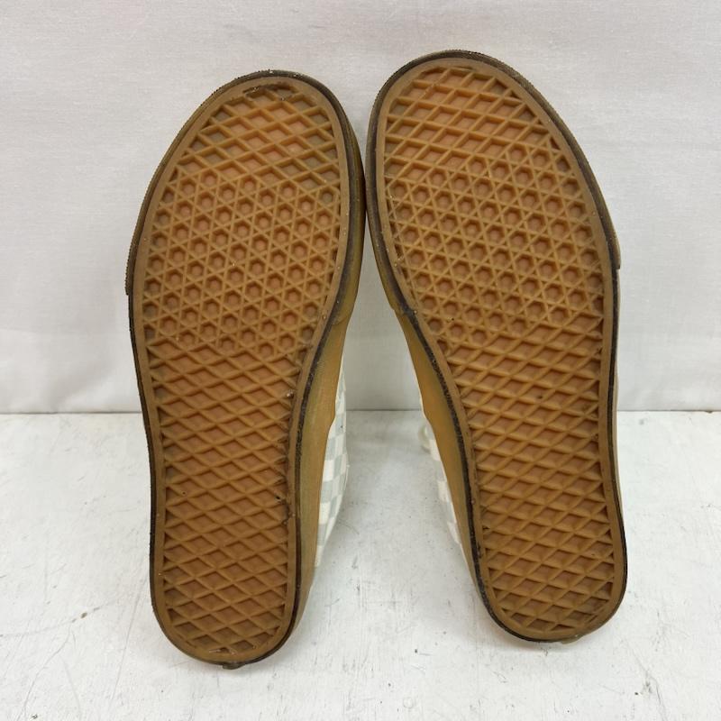 バンズ VANS スニーカー スニーカー オーセンティック チェッカー ガムソール 28.0cm 白 / ホワイト / white X 水色 / ライトブルー / メンズ USED 古着 中古 50164483