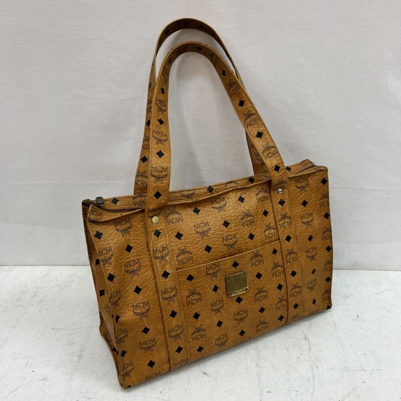 エムシーエム MCM トートバッグ トートバッグ ヴィセトス柄 レザー トートバッグ ハンドバッグ - 茶 / ブラウン / brown レディース USED 古着 中古 50164489
