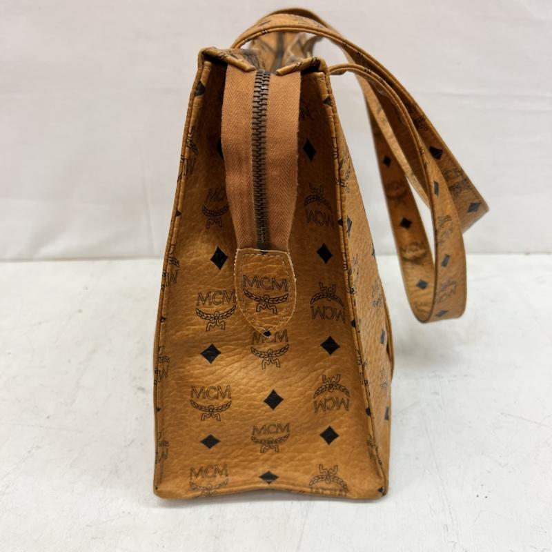 エムシーエム MCM トートバッグ トートバッグ ヴィセトス柄 レザー トートバッグ ハンドバッグ - 茶 / ブラウン / brown レディース USED 古着 中古 50164489