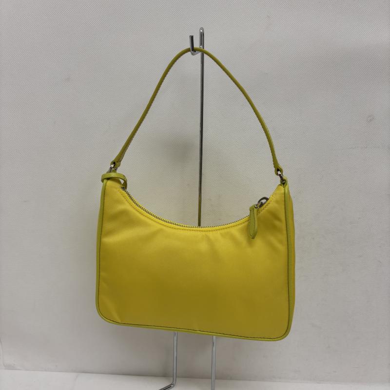 プラダ PRADA ハンドバッグ ハンドバッグ Re-Edition 2005 Re-Nylon ミニバッグ ナイロン 1NE204 - 黄 / イエロー / yellow レディース USED 古着 中古 50164490