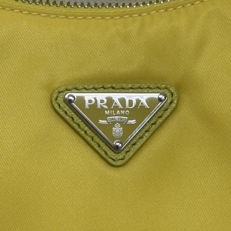 プラダ PRADA ハンドバッグ ハンドバッグ Re-Edition 2005 Re-Nylon ミニバッグ ナイロン 1NE204 - 黄 / イエロー / yellow レディース USED 古着 中古 50164490