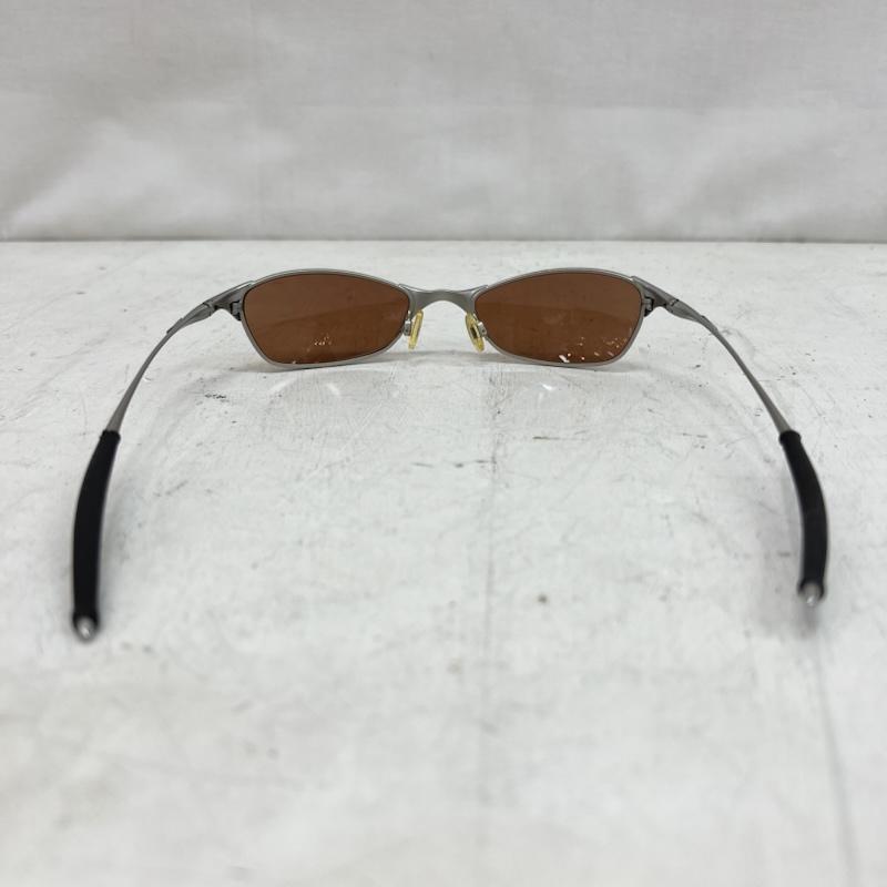 オークリー OAKLEY めがね・サングラス サングラス Wiretap ワイヤータップ メタルフレーム サングラス - 銀 / シルバー / silver color X 茶 / ブラウン / brown メンズ USED 古着 中古 50164494