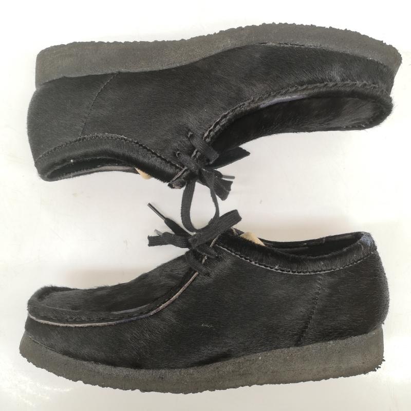 クラークス Clarks ブーツ 一般 Wallabee Hair On ワラビー ヘアーオン レザー モカシン シューズ 26174031 UK：8.5 黒 / ブラック / black メンズ USED 古着 中古 50164496
