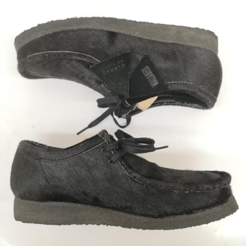 クラークス Clarks ブーツ 一般 Wallabee Hair On ワラビー ヘアーオン レザー モカシン シューズ 26174031 UK：8.5 黒 / ブラック / black メンズ USED 古着 中古 50164496