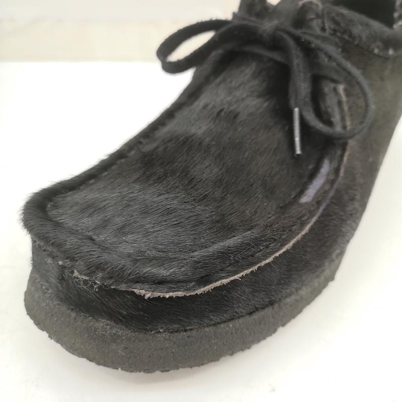 クラークス Clarks ブーツ 一般 Wallabee Hair On ワラビー ヘアーオン レザー モカシン シューズ 26174031 UK：8.5 黒 / ブラック / black メンズ USED 古着 中古 50164496