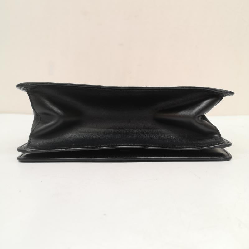 プラダ PRADA ショルダーバッグ ショルダーバッグ サフィアーノ レザー チェーン ゴールド 金具 ショルダーバッグ 1BD133 - 黒 / ブラック / black X 金 / ゴールド / gold color レディース USED 古着 中古 50164498