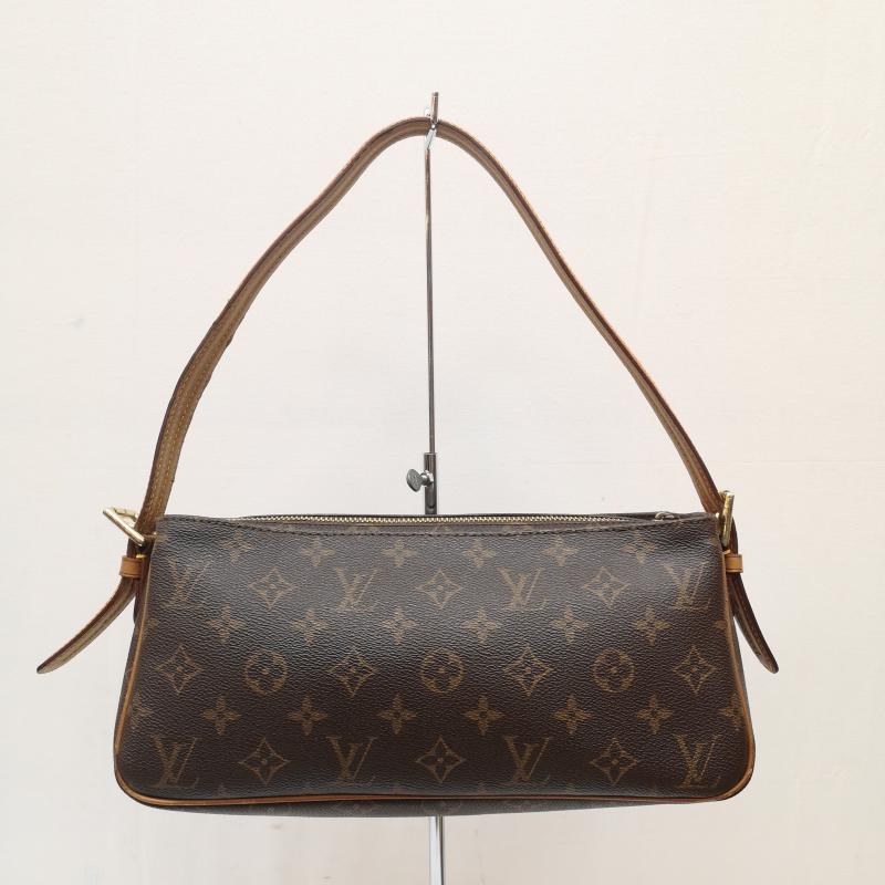 ルイヴィトン LOUIS VUITTON ハンドバッグ ハンドバッグ ハンドバッグ ショルダーバッグ 肩掛け ヴィバシテMM モノグラム M51164 - 茶 / ブラウン / brown レディース USED 古着 中古 50164499