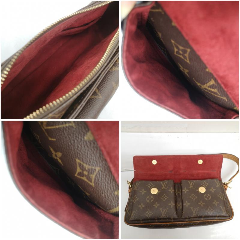 ルイヴィトン LOUIS VUITTON ハンドバッグ ハンドバッグ ハンドバッグ ショルダーバッグ 肩掛け ヴィバシテMM モノグラム M51164 - 茶 / ブラウン / brown レディース USED 古着 中古 50164499