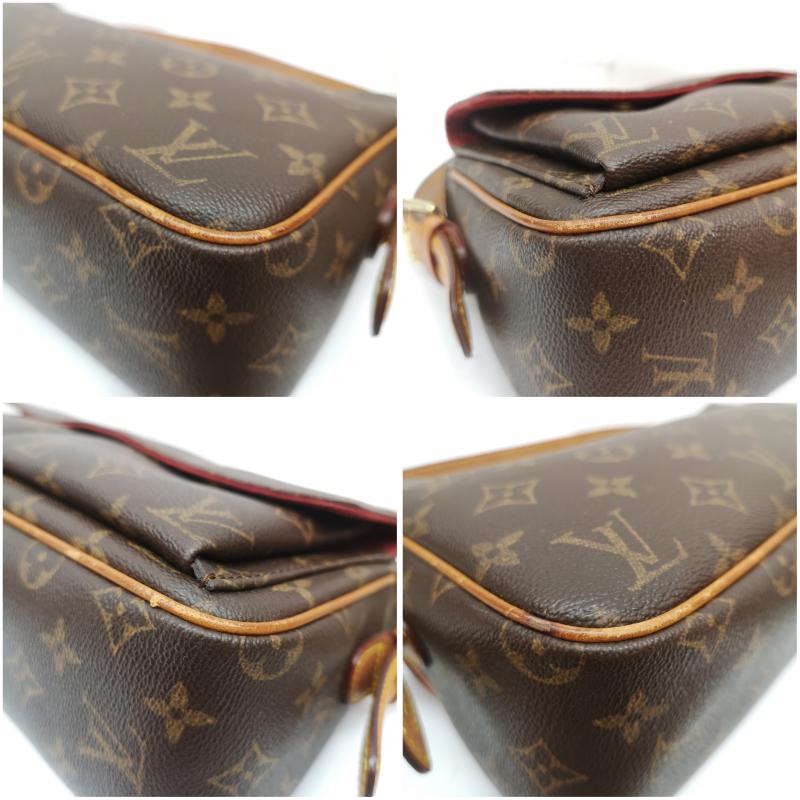 ルイヴィトン LOUIS VUITTON ハンドバッグ ハンドバッグ ハンドバッグ ショルダーバッグ 肩掛け ヴィバシテMM モノグラム M51164 - 茶 / ブラウン / brown レディース USED 古着 中古 50164499